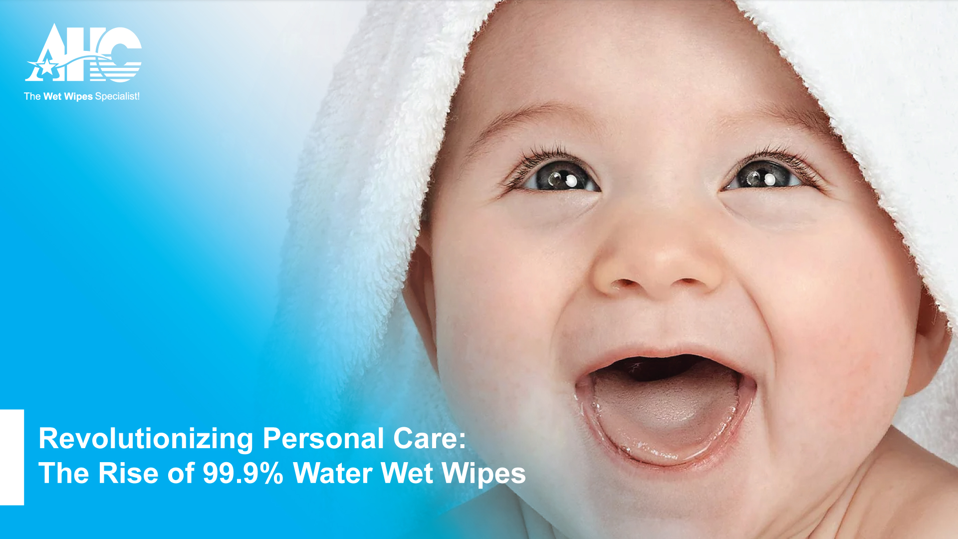 AHC's 99.9% Water Wet Wipes